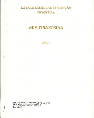 Adm Financeira - Idalberto Chiavenato