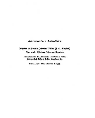 Astronomia E Astrofisica