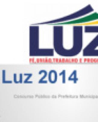 Concurso Público Da Prefeitura De Luz - Mg -  2014