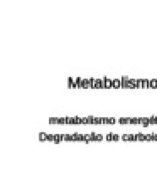 Metabolismo - 01alunos