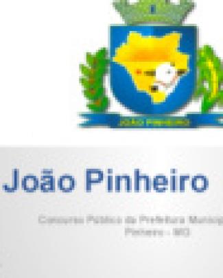 Concurso Público João Pinheiro - Mg - 2014