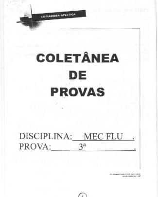 Pme2230 Mecflu Poli Usp P1 P2 P3 Coletânia - P3 Diversos