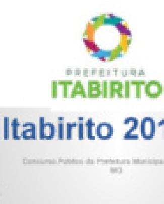 Concurso Público Itabirito - Mg - 2014