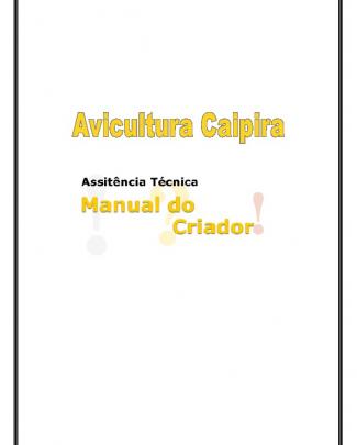 Avicultura Caipira - Manual Do Criador - Avifran