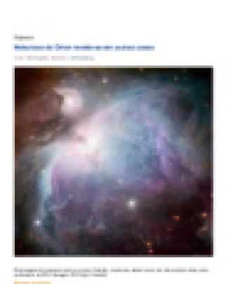 Nebulosa De órion Revela-se Em Outras Cores