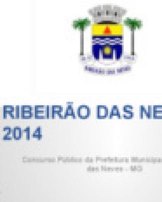Concurso Público Da Prefeitura De Ribeirão Das Neves - 2014