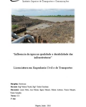 Influencia Da água Nas Infraestruturas - Isutc (lauro M.)