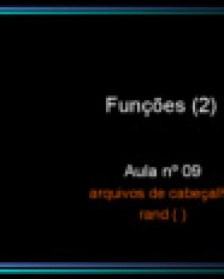 Aula-09 - Funcoes (2)