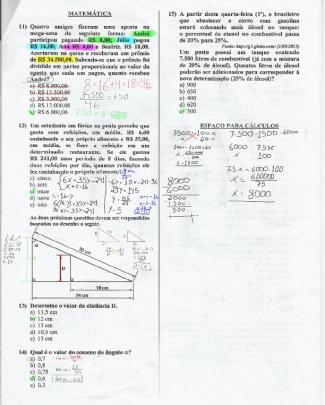 Prova Matemática Concurso Motorista Socorrista Samu (consamu) Pr