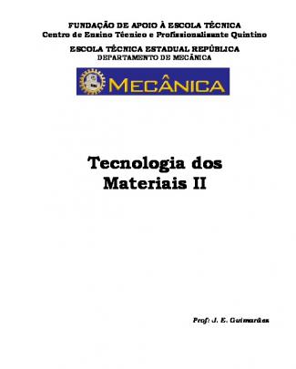 Tecnologia Dos Materiais 2